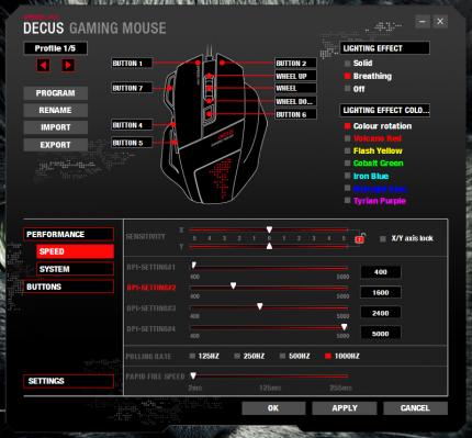 ПО для SPEEDLINK DECUS