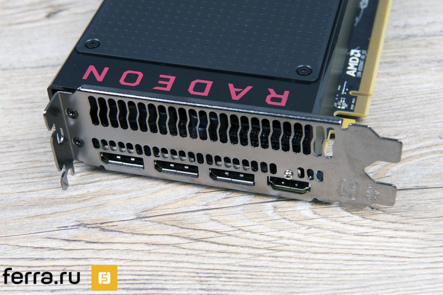 Видеовыходы AMD Radeon RX 480