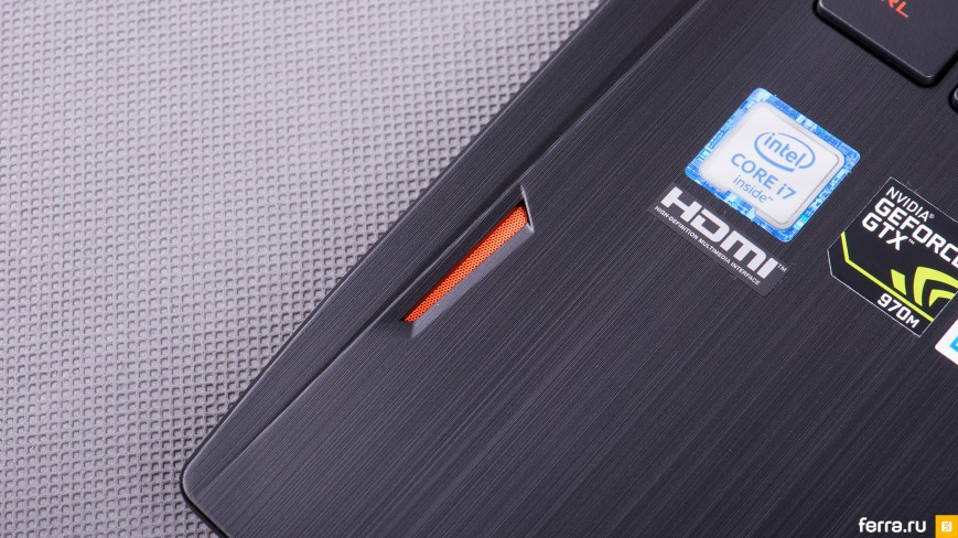 Левый динамик ASUS ROG GL502VT