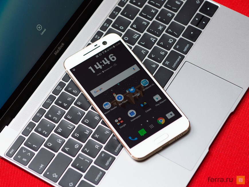 Общий вид HTC 10