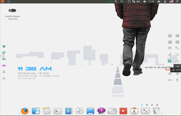 Voyager Live 16.04
desktop
