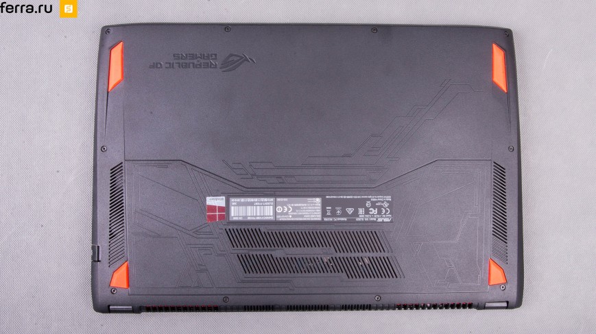 Нижняя панель ASUS ROG GL502VT