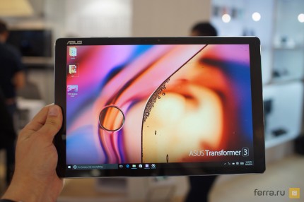 ASUS Transformer 3, вид спереди