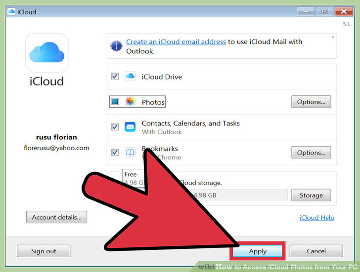 Image titled Access iCloud Photos from Your PC Step 11