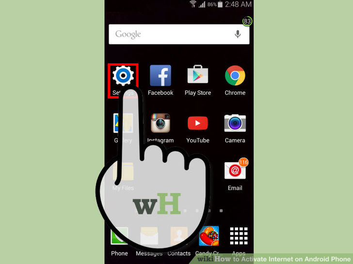 Image titled Activate Internet on Android Phone Step 2