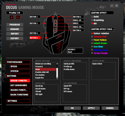 ПО для SPEEDLINK DECUS