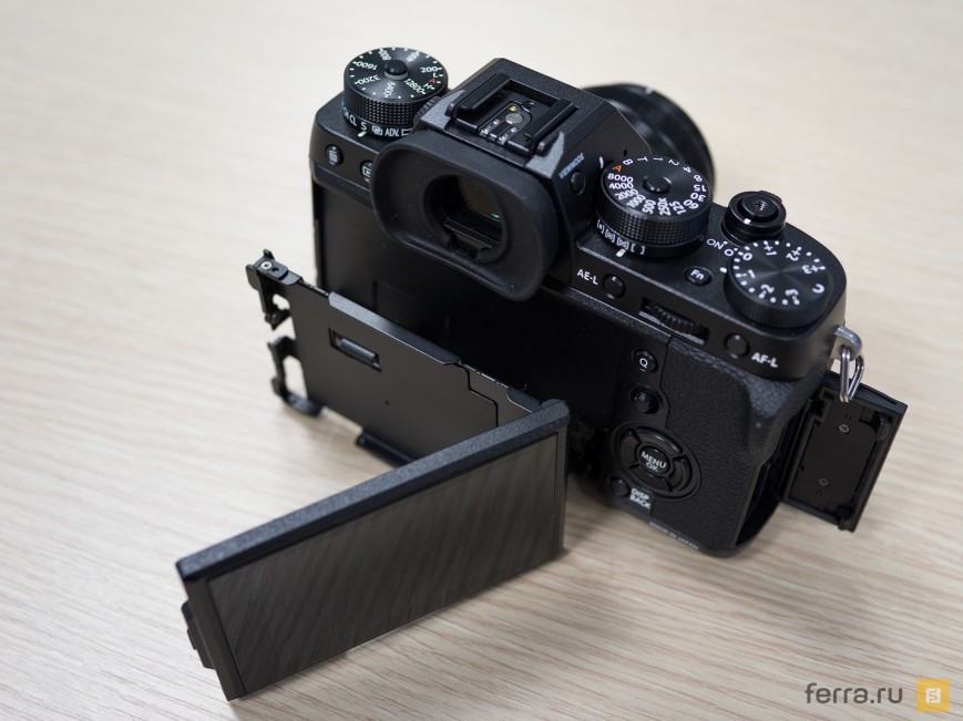 Конструкция экрана Fujifilm X-T2