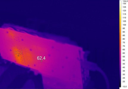 Нагрев MSI GeForce GTX 1060 GAMING X 6G без бекплейта