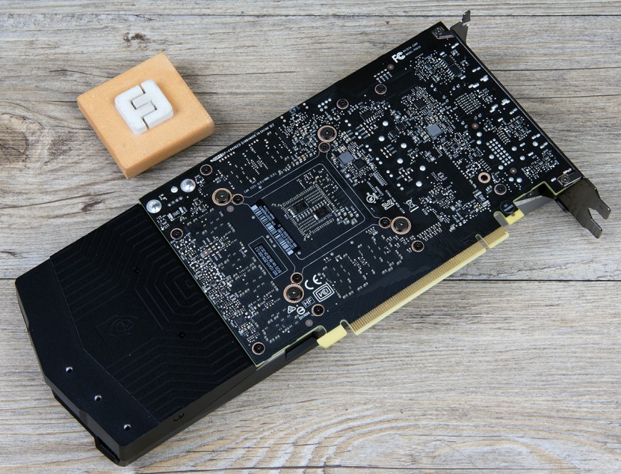 NVIDIA GeForce GTX 1060 Founders Edition, оборотная сторона