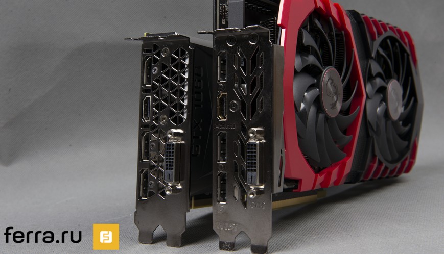 MSI GeForce GTX 1060 GAMING X 6G в сравнении с референсом