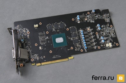 Печатная плата MSI GeForce GTX 1060 GAMING X 6G