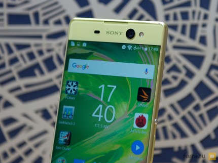 Фронтальная камера Sony Xperia XA Ultra