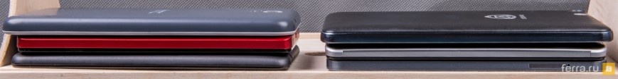 Левая грань: 1 ряд — HTC, Lenovo, Highscreen; 2 ряд — Prestigio, Alcatel, Fly