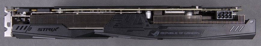 ASUS ROG Strix GTX 1070. Вид сверху