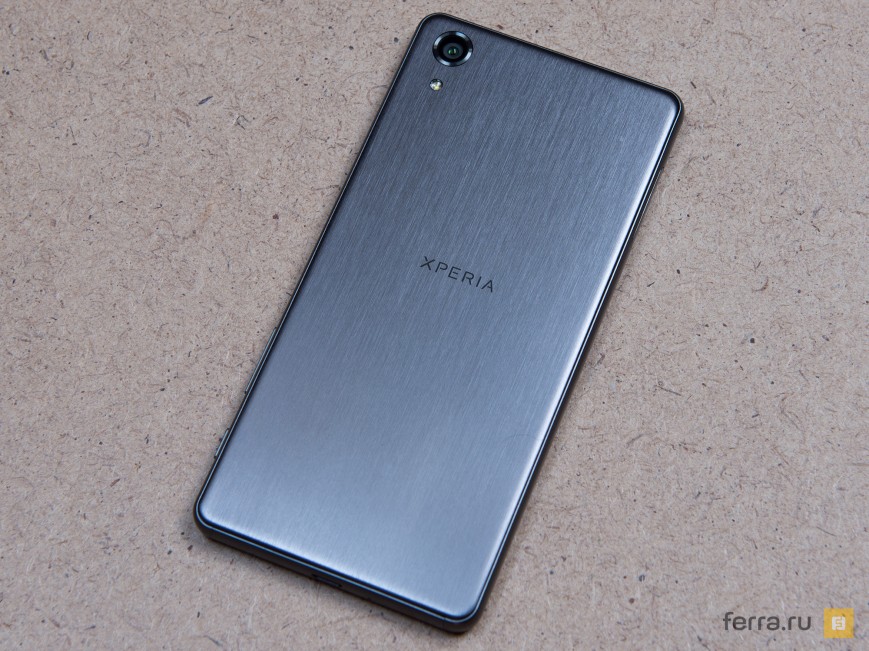 Задняя сторона корпуса Sony Xperia X Performance