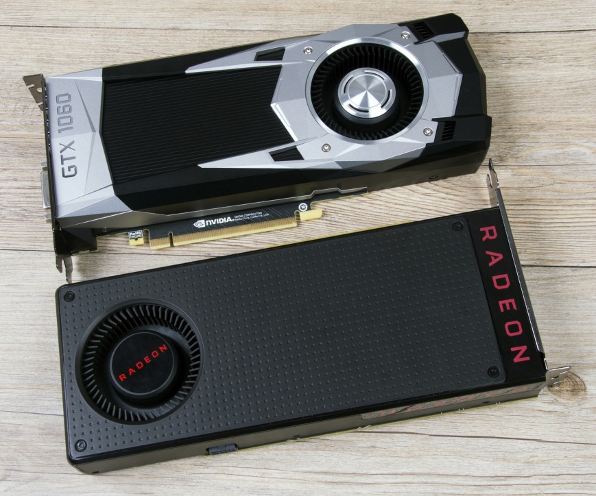 NVIDIA GeForce GTX 1060 и AMD Radeon RX 480
