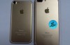 Goldene iPhone 7 und iPhone 7 Plus Schienen auf hochwertigen Foto