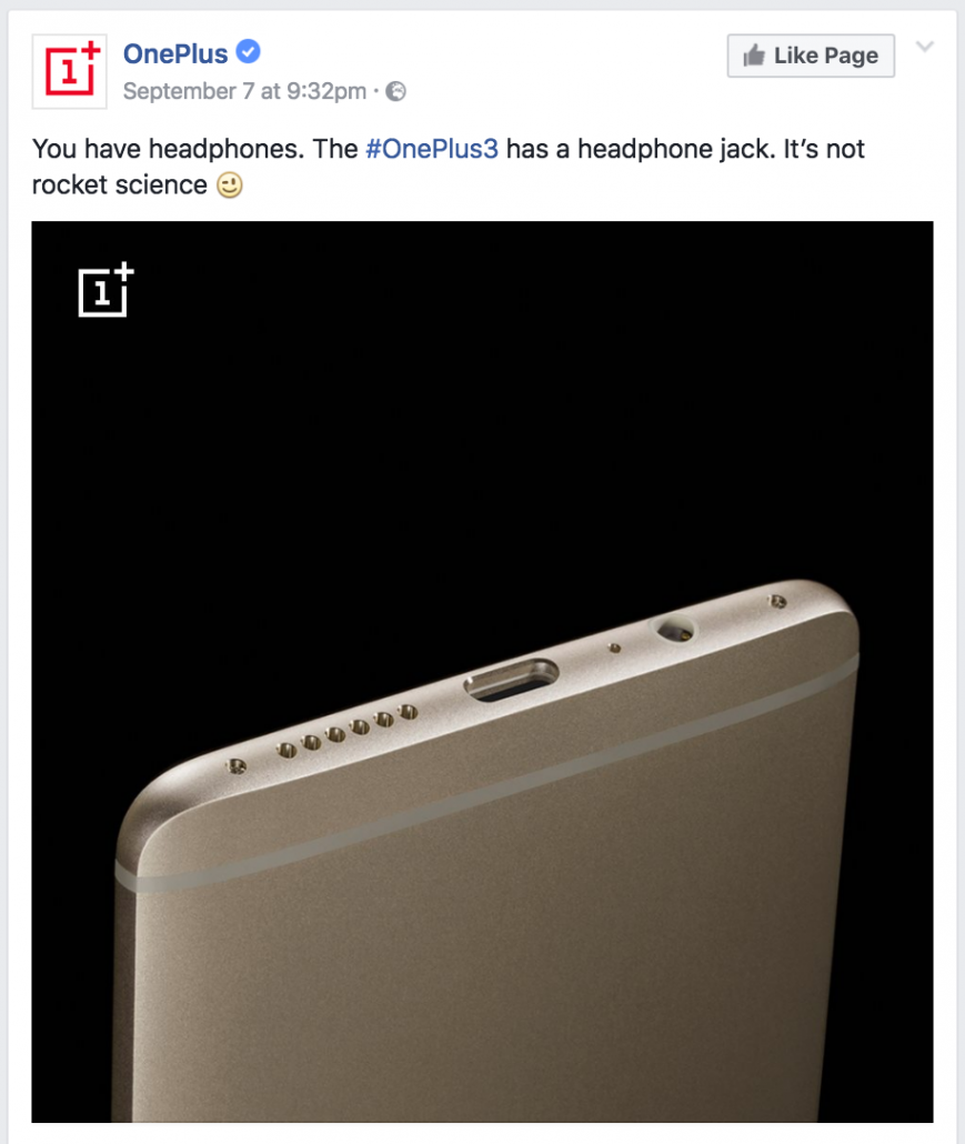 Ответ OnePlus на iPhone 7