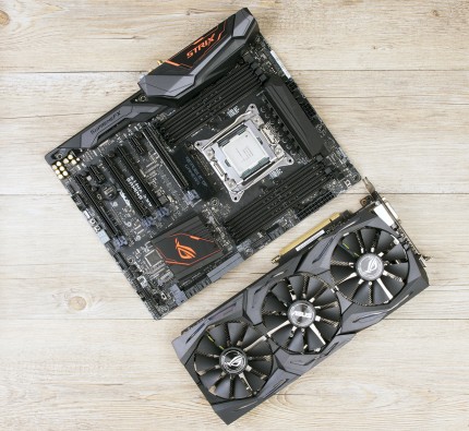 Intel Core i7-6800K, ASUS ROG Strix GTX 1080 и ASUS STRIX X99 GAMING