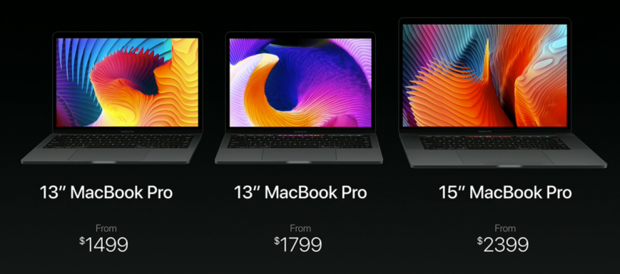 Цены на новые MacBook