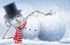 Kanada har skapat den minsta snögubbe
