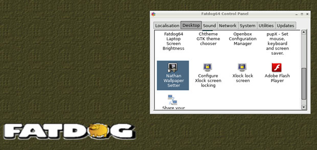 Fatdog64 system
settings