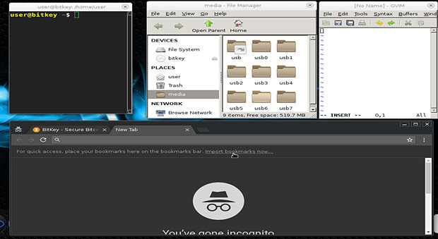 BitKey system
tools dock bar