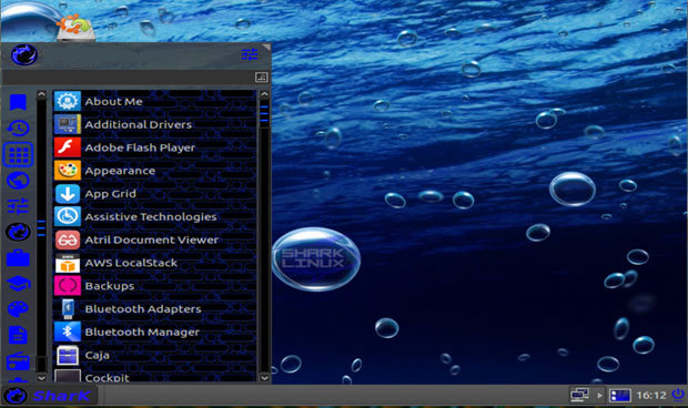 SharkLinux OS MATE
desktop