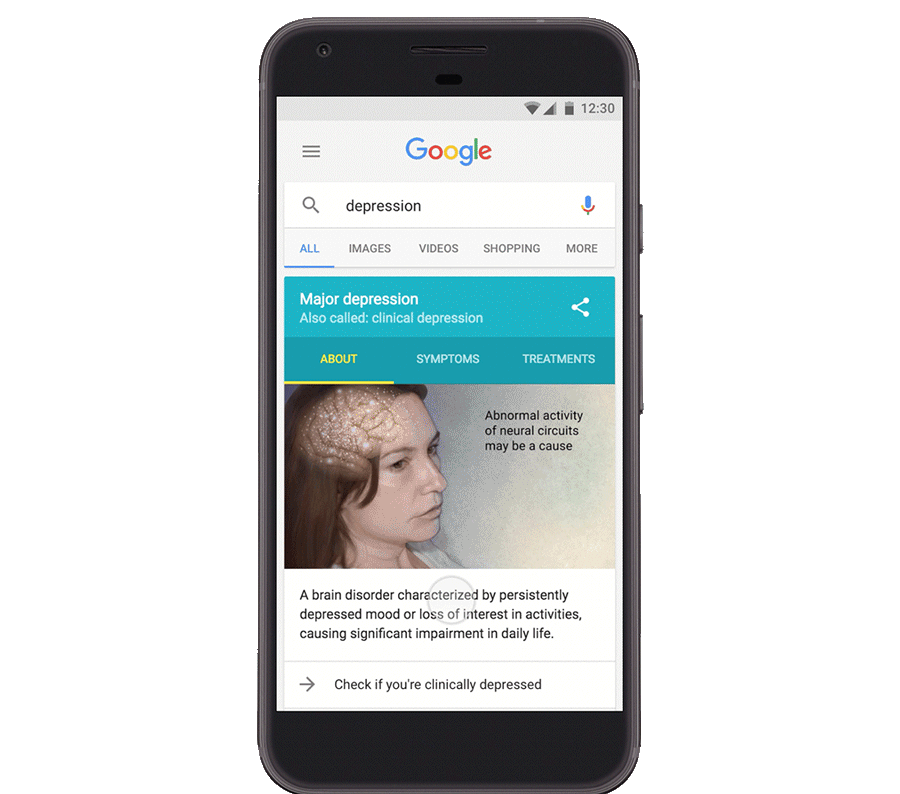 Google Kobler Mobile Søkere til Depresjon Assessment Tool