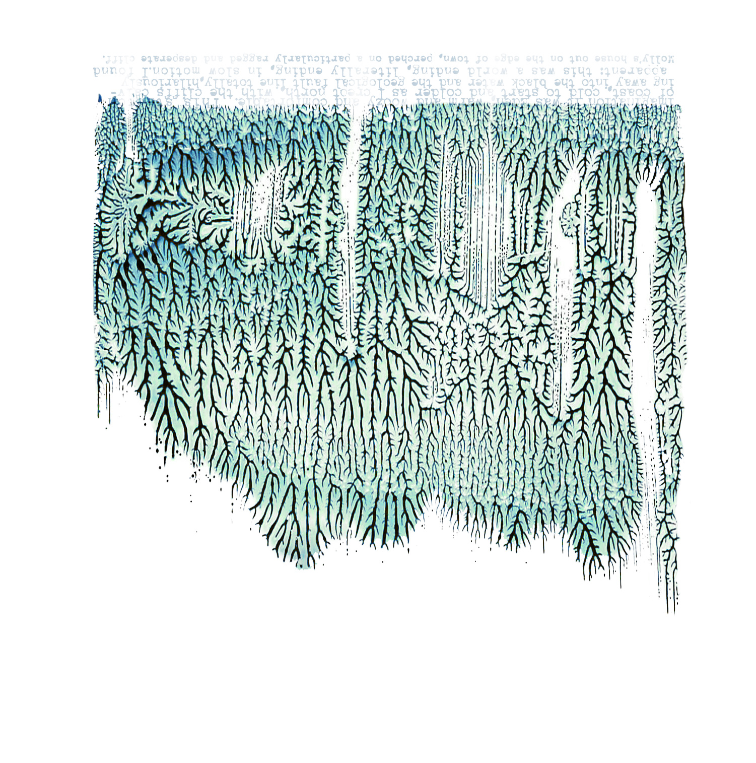 abstrakt blækillustration