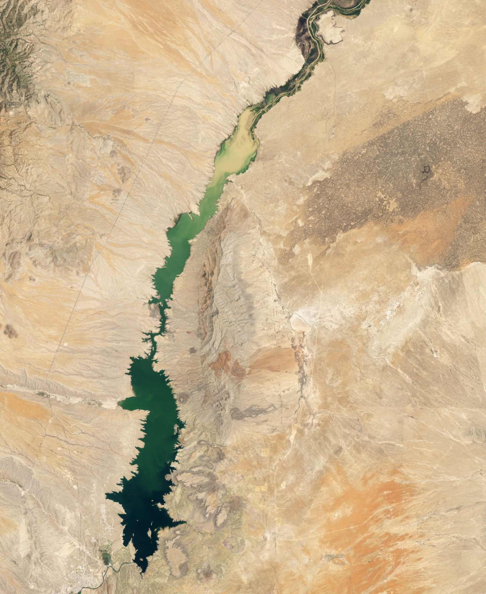 elephant butte satellit view